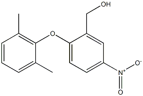 [2-(2,6-dimethylphenoxy)-5-nitrophenyl]methanol 구조식 이미지