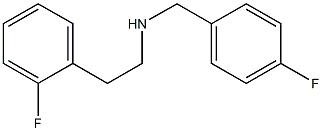 [2-(2-fluorophenyl)ethyl][(4-fluorophenyl)methyl]amine 구조식 이미지