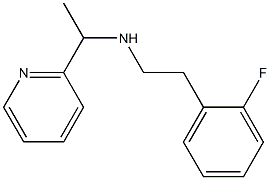 [2-(2-fluorophenyl)ethyl][1-(pyridin-2-yl)ethyl]amine 구조식 이미지