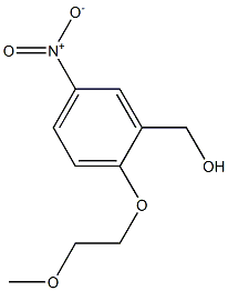 [2-(2-methoxyethoxy)-5-nitrophenyl]methanol Structure