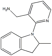 [2-(2-methyl-2,3-dihydro-1H-indol-1-yl)pyridin-3-yl]methanamine 구조식 이미지