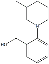 [2-(3-methylpiperidin-1-yl)phenyl]methanol Structure