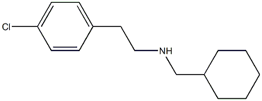 [2-(4-chlorophenyl)ethyl](cyclohexylmethyl)amine Structure