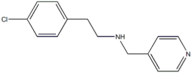 [2-(4-chlorophenyl)ethyl](pyridin-4-ylmethyl)amine 구조식 이미지