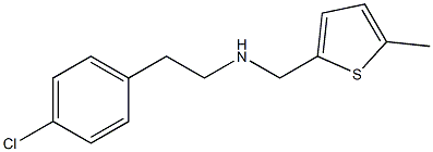 [2-(4-chlorophenyl)ethyl][(5-methylthiophen-2-yl)methyl]amine 구조식 이미지