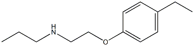 [2-(4-ethylphenoxy)ethyl](propyl)amine 구조식 이미지