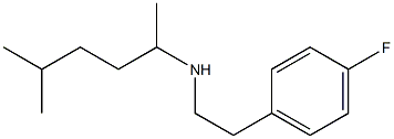 [2-(4-fluorophenyl)ethyl](5-methylhexan-2-yl)amine Structure