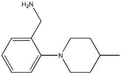 [2-(4-methylpiperidin-1-yl)phenyl]methanamine Structure