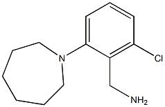 [2-(azepan-1-yl)-6-chlorophenyl]methanamine 구조식 이미지