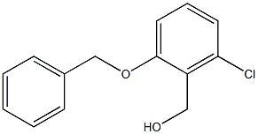 [2-(benzyloxy)-6-chlorophenyl]methanol Structure