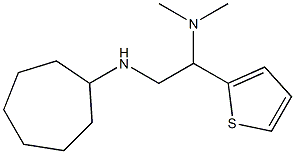 [2-(cycloheptylamino)-1-(thiophen-2-yl)ethyl]dimethylamine 구조식 이미지