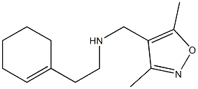 [2-(cyclohex-1-en-1-yl)ethyl][(3,5-dimethyl-1,2-oxazol-4-yl)methyl]amine Structure