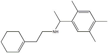 [2-(cyclohex-1-en-1-yl)ethyl][1-(2,4,5-trimethylphenyl)ethyl]amine Structure