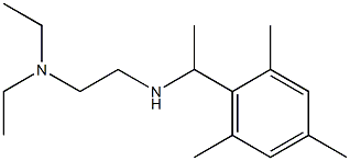 [2-(diethylamino)ethyl][1-(2,4,6-trimethylphenyl)ethyl]amine Structure