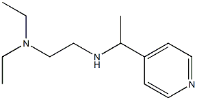 [2-(diethylamino)ethyl][1-(pyridin-4-yl)ethyl]amine Structure