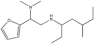 [2-(dimethylamino)-2-(furan-2-yl)ethyl](5-methylheptan-3-yl)amine Structure