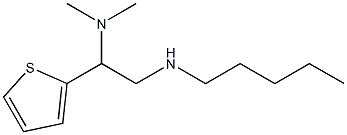 [2-(dimethylamino)-2-(thiophen-2-yl)ethyl](pentyl)amine Structure