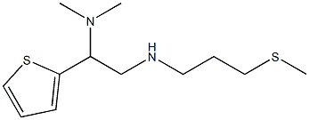 [2-(dimethylamino)-2-(thiophen-2-yl)ethyl][3-(methylsulfanyl)propyl]amine 구조식 이미지