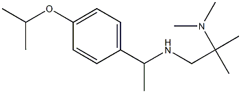 [2-(dimethylamino)-2-methylpropyl]({1-[4-(propan-2-yloxy)phenyl]ethyl})amine Structure