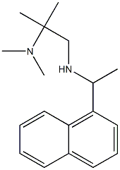 [2-(dimethylamino)-2-methylpropyl][1-(naphthalen-1-yl)ethyl]amine 구조식 이미지