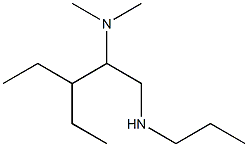 [2-(dimethylamino)-3-ethylpentyl](propyl)amine 구조식 이미지