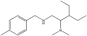 [2-(dimethylamino)-3-ethylpentyl][(4-methylphenyl)methyl]amine Structure