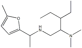[2-(dimethylamino)-3-ethylpentyl][1-(5-methylfuran-2-yl)ethyl]amine Structure