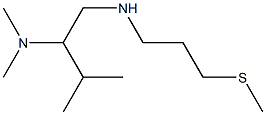 [2-(dimethylamino)-3-methylbutyl][3-(methylsulfanyl)propyl]amine 구조식 이미지