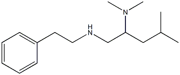 [2-(dimethylamino)-4-methylpentyl](2-phenylethyl)amine 구조식 이미지