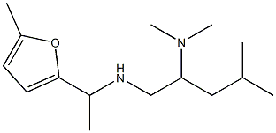 [2-(dimethylamino)-4-methylpentyl][1-(5-methylfuran-2-yl)ethyl]amine Structure