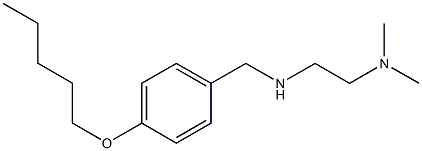 [2-(dimethylamino)ethyl]({[4-(pentyloxy)phenyl]methyl})amine 구조식 이미지