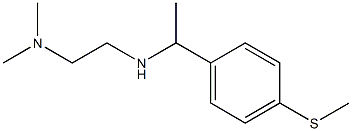 [2-(dimethylamino)ethyl]({1-[4-(methylsulfanyl)phenyl]ethyl})amine Structure