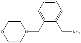 [2-(morpholin-4-ylmethyl)phenyl]methanamine Structure