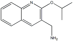 [2-(propan-2-yloxy)quinolin-3-yl]methanamine 구조식 이미지