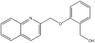 [2-(quinolin-2-ylmethoxy)phenyl]methanol 구조식 이미지
