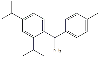 [2,4-bis(propan-2-yl)phenyl](4-methylphenyl)methanamine 구조식 이미지