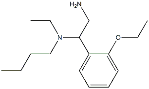[2-amino-1-(2-ethoxyphenyl)ethyl](butyl)ethylamine Structure
