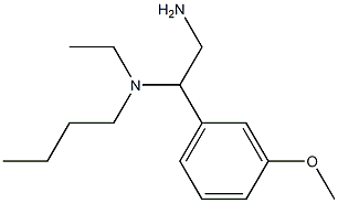 [2-amino-1-(3-methoxyphenyl)ethyl](butyl)ethylamine 구조식 이미지