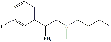 [2-amino-2-(3-fluorophenyl)ethyl](butyl)methylamine Structure