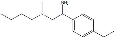 [2-amino-2-(4-ethylphenyl)ethyl](butyl)methylamine 구조식 이미지