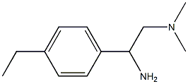 [2-amino-2-(4-ethylphenyl)ethyl]dimethylamine Structure