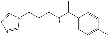 [3-(1H-imidazol-1-yl)propyl][1-(4-methylphenyl)ethyl]amine Structure