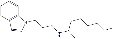 [3-(1H-indol-1-yl)propyl](octan-2-yl)amine 구조식 이미지