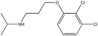 [3-(2,3-dichlorophenoxy)propyl](propan-2-yl)amine 구조식 이미지