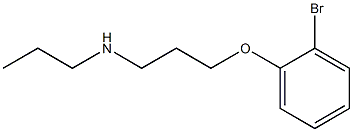 [3-(2-bromophenoxy)propyl](propyl)amine Structure