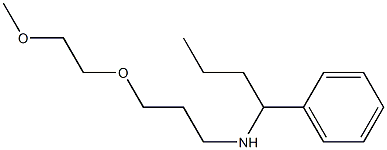 [3-(2-methoxyethoxy)propyl](1-phenylbutyl)amine Structure