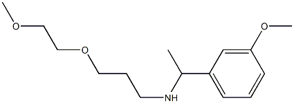 [3-(2-methoxyethoxy)propyl][1-(3-methoxyphenyl)ethyl]amine 구조식 이미지