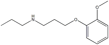 [3-(2-methoxyphenoxy)propyl](propyl)amine 구조식 이미지