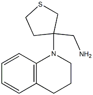 [3-(3,4-dihydroquinolin-1(2H)-yl)tetrahydrothien-3-yl]methylamine Structure