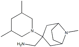[3-(3,5-dimethylpiperidin-1-yl)-8-methyl-8-azabicyclo[3.2.1]octan-3-yl]methanamine Structure